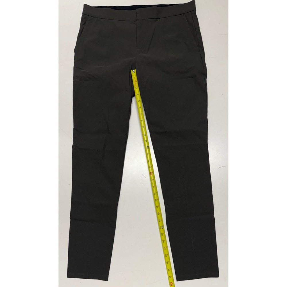 Athleta Brooklyn Ankle Pants 14T‎ Charcoal Gray Recycled Nylon Stretch Tall